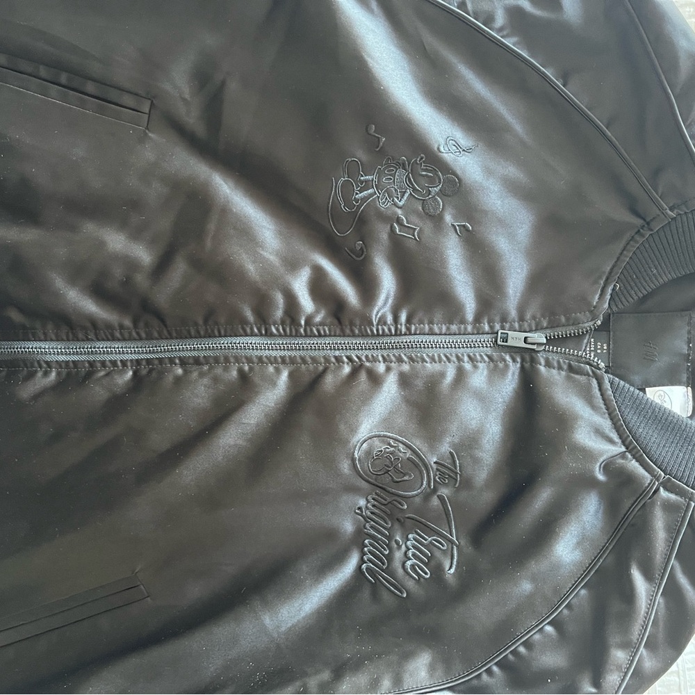 Disney H&M Black Bomber Jacket